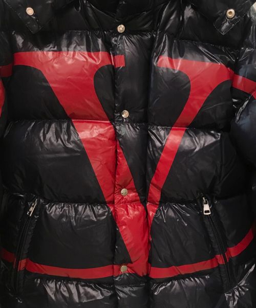 MONCLER×VALENTINO（モンクレール×ヴァレンティノ）MONCLER×VALENTINO (モンクレール×ヴァレンティノ) ダウンジャケット ネイビー サイズ:48の古着・服飾アイテム