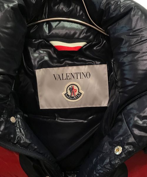 MONCLER×VALENTINO（モンクレール×ヴァレンティノ）MONCLER×VALENTINO (モンクレール×ヴァレンティノ) ダウンジャケット ネイビー サイズ:48の古着・服飾アイテム