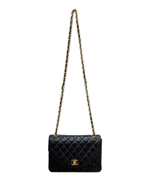 CHANEL（シャネル）CHANEL (シャネル) チェーンショルダーバッグ ブラックの古着・服飾アイテム