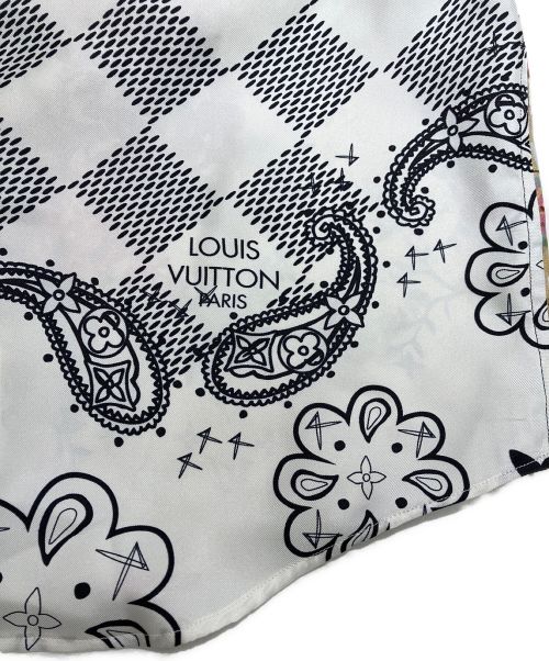 LOUIS VUITTON（ルイ ヴィトン）LOUIS VUITTON (ルイ ヴィトン) モノグラム総柄シルクシャツ マルチカラー サイズ:Sの古着・服飾アイテム