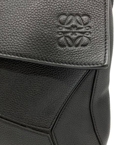LOEWE（ロエベ）LOEWE (ロエベ) パズルメッセンジャー バッグ ブラックの古着・服飾アイテム