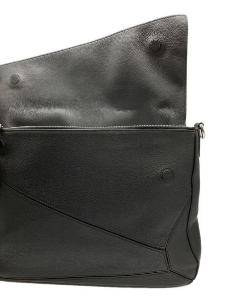 LOEWE（ロエベ）LOEWE (ロエベ) パズルメッセンジャー バッグ ブラックの古着・服飾アイテム