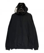 VETMEMESヴェトモン）の古着「ATELIER PATCH HOODIE」｜ブラック