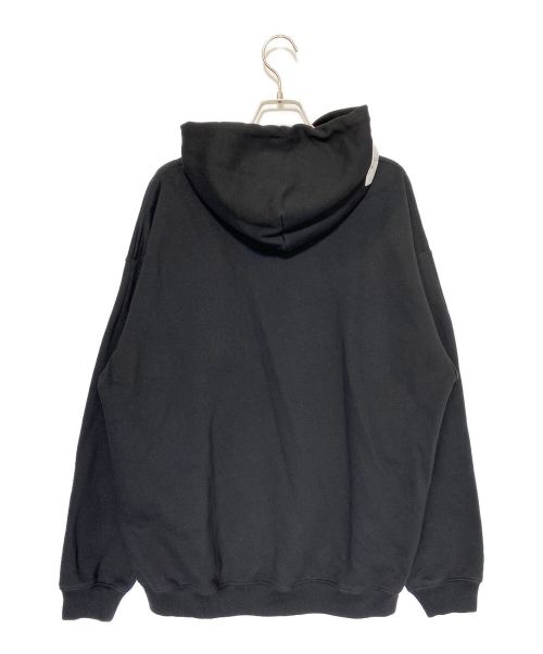 VETMEMES（ヴェトモン）VETMEMES (ヴェトモン) ATELIER PATCH HOODIE ブラック サイズ:Sの古着・服飾アイテム