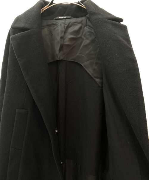 Martin Margiela4（マルタンマルジェラ 4）Martin Margiela4 (マルタンマルジェラ 4) チェスターコート ブラック サイズ:40の古着・服飾アイテム