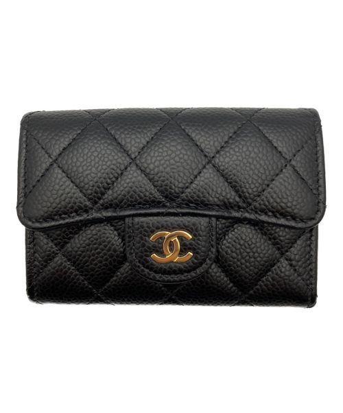 CHANEL（シャネル）CHANEL (シャネル) ココマーク コインケース ブラックの古着・服飾アイテム