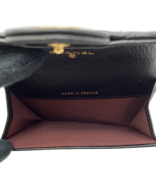 CHANEL（シャネル）CHANEL (シャネル) ココマーク コインケース ブラックの古着・服飾アイテム