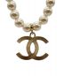 CHANEL (シャネル) ココマーク パール ネックレス ホワイト：105000円
