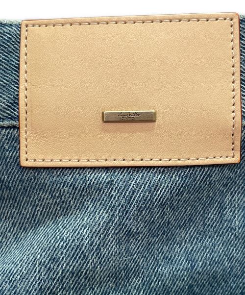 LOUIS VUITTON（ルイ ヴィトン）LOUIS VUITTON (ルイ ヴィトン) モノグラム総柄ペインターハーフデニムパンツ インディゴ サイズ:29の古着・服飾アイテム