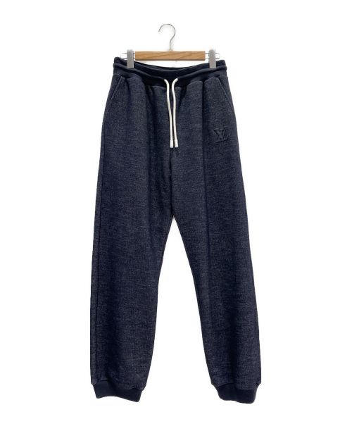 LOUIS VUITTON（ルイ ヴィトン）LOUIS VUITTON (ルイ ヴィトン) モノグラムポケット スウェットパンツ ネイビー×ホワイト サイズ:Mの古着・服飾アイテム