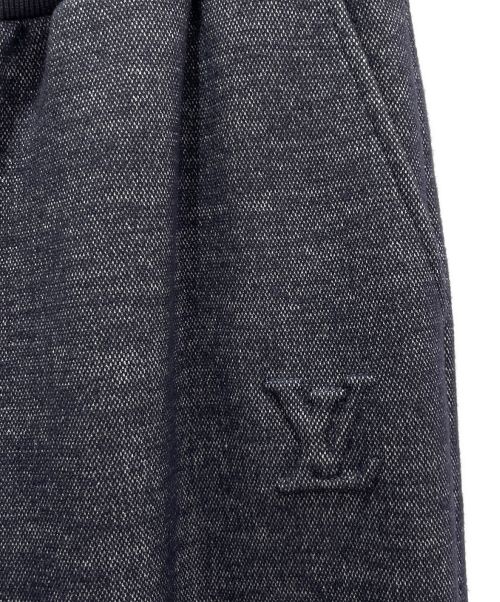 LOUIS VUITTON（ルイ ヴィトン）LOUIS VUITTON (ルイ ヴィトン) モノグラムポケット スウェットパンツ ネイビー×ホワイト サイズ:Mの古着・服飾アイテム