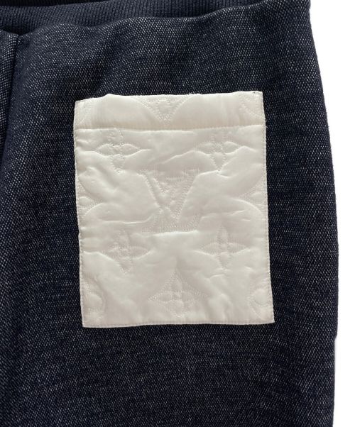LOUIS VUITTON（ルイ ヴィトン）LOUIS VUITTON (ルイ ヴィトン) モノグラムポケット スウェットパンツ ネイビー×ホワイト サイズ:Mの古着・服飾アイテム