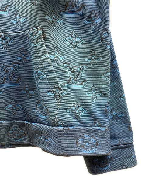 LOUIS VUITTON（ルイ ヴィトン）LOUIS VUITTON (ルイ ヴィトン) 3D モノグラム フーディ パーカー スカイブルー サイズ:Lの古着・服飾アイテム