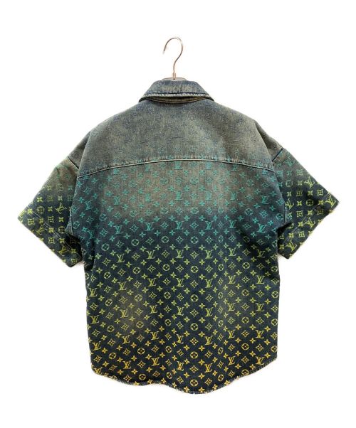LOUIS VUITTON（ルイ ヴィトン）LOUIS VUITTON (ルイ ヴィトン) モノグラム デニムシャツ インディゴ サイズ:XSの古着・服飾アイテム
