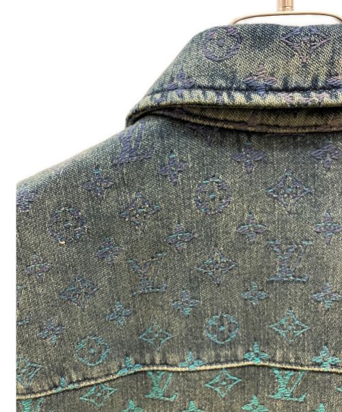 LOUIS VUITTON（ルイ ヴィトン）LOUIS VUITTON (ルイ ヴィトン) モノグラム デニムシャツ インディゴ サイズ:XSの古着・服飾アイテム