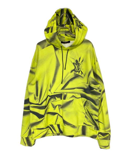 LOUIS VUITTON（ルイ ヴィトン）LOUIS VUITTON (ルイ ヴィトン) モノグラムシグネチャースウェット 黄緑 サイズ:Lの古着・服飾アイテム