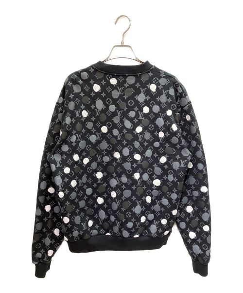 LOUIS VUITTON（ルイ ヴィトン）LOUIS VUITTON (ルイ ヴィトン) 草間彌生 ドットモノグラム スウェット ブラック サイズ:Ｓの古着・服飾アイテム