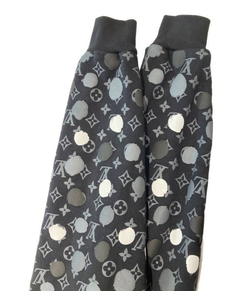LOUIS VUITTON（ルイ ヴィトン）LOUIS VUITTON (ルイ ヴィトン) 草間彌生 ドットモノグラム スウェット ブラック サイズ:Ｓの古着・服飾アイテム