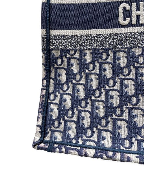 Christian Dior（クリスチャン ディオール）Christian Dior (クリスチャン ディオール) BOOK TOTE LARGE/ブックトート  ラージ ネイビー サイズ:LARGE/ラージの古着・服飾アイテム