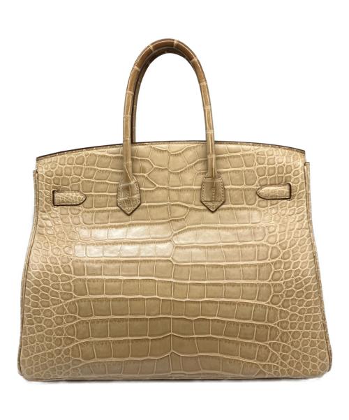 HERMES（エルメス）HERMES (エルメス) バーキン35/シルバー金具/アリゲーターマット/□Q刻印：2013年製 サイズ:35の古着・服飾アイテム
