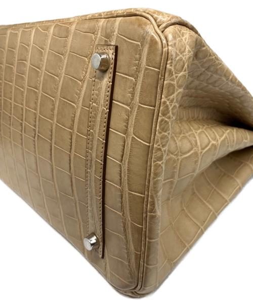 HERMES（エルメス）HERMES (エルメス) バーキン35/シルバー金具/アリゲーターマット/□Q刻印：2013年製 サイズ:35の古着・服飾アイテム