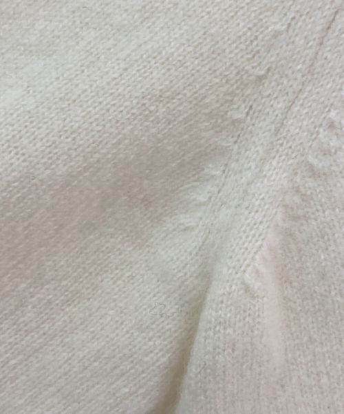 DRAWER（ドゥロワー）DRAWER (ドゥロワー) カシミヤカーディガン アイボリー サイズ:1の古着・服飾アイテム