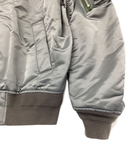 sacai（サカイ）sacai (サカイ) MA-1ブルゾン グレー サイズ:2の古着・服飾アイテム