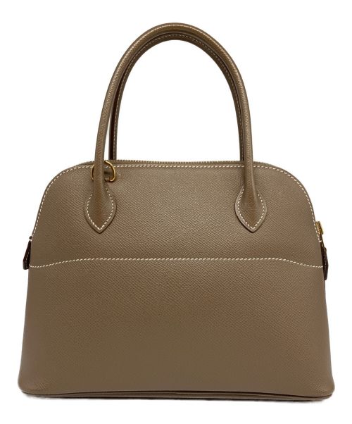 HERMES（エルメス）HERMES (エルメス) ボリード 27/ゴールド金具/ヴォーエプソン/エトゥープ/Y刻印 エトゥープ ゴールド金具 サイズ:27の古着・服飾アイテム