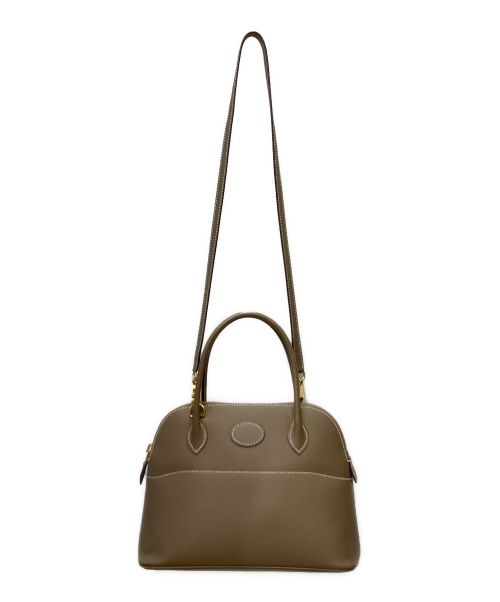 HERMES（エルメス）HERMES (エルメス) ボリード 27/ゴールド金具/ヴォーエプソン/エトゥープ/Y刻印 エトゥープ ゴールド金具 サイズ:27の古着・服飾アイテム