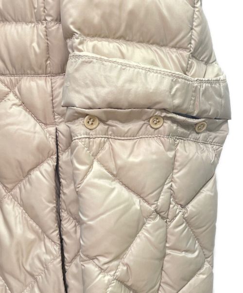 'S Max Mara（エスマックスマーラ）'S Max Mara (エスマックスマーラ) キルティング2WAYダウンコート ライトグレー サイズ:36の古着・服飾アイテム