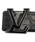 LOUIS VUITTON (ルイ ヴィトン) LVロゴアリゲーターレザーベルト ブラック サイズ:90/36：148000円