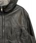 中古・古着 DOLCE & GABBANA (ドルチェ＆ガッバーナ) バックロゴリバーシブルジャケット ブラック×グレー サイズ:46：55000円