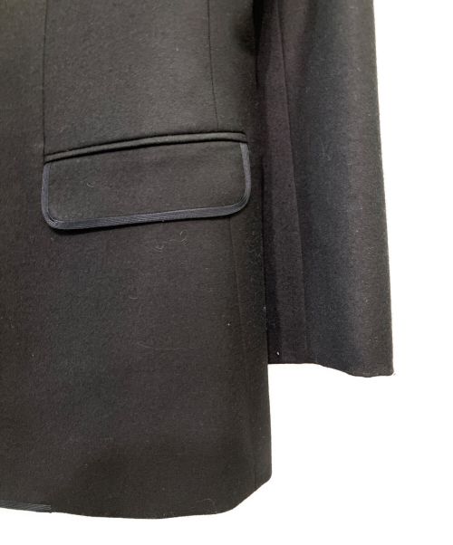 HERMES（エルメス）HERMES (エルメス) パイピングカシミヤ混ウールジャケット ネイビー サイズ:44の古着・服飾アイテム