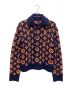 LOUIS VUITTON（ルイ ヴィトン）の古着「モノグラムシグネチャーカーディガン」｜ネイビー×オレンジ
