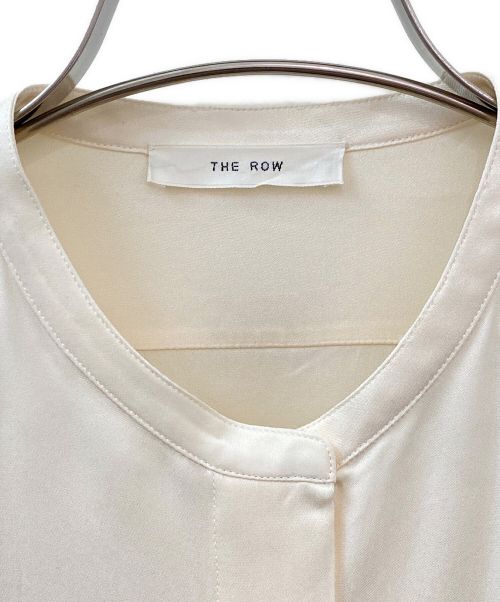 THE ROW（ザ ロウ）THE ROW (ザ ロウ) シルクシャツワンピース アイボリー サイズ:Sの古着・服飾アイテム