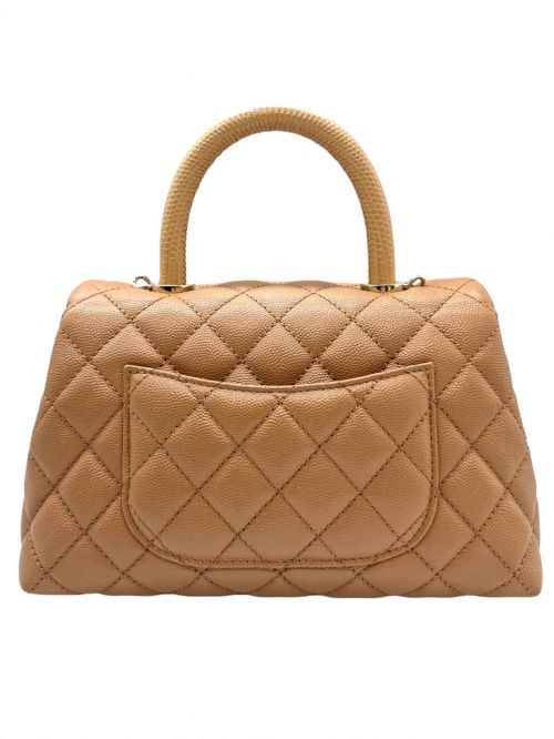CHANEL（シャネル）CHANEL (シャネル) キャビアスキンチェーンショルダーバッグ ブラウンの古着・服飾アイテム