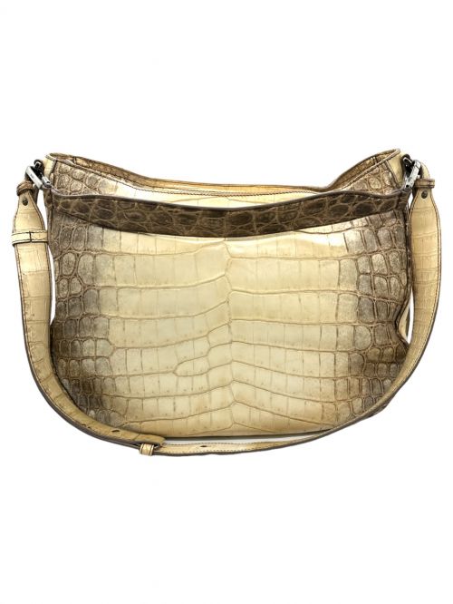 Christian Dior（クリスチャン ディオール）Christian Dior (クリスチャン ディオール) サドルフラップショルダーバッグ ベージュの古着・服飾アイテム