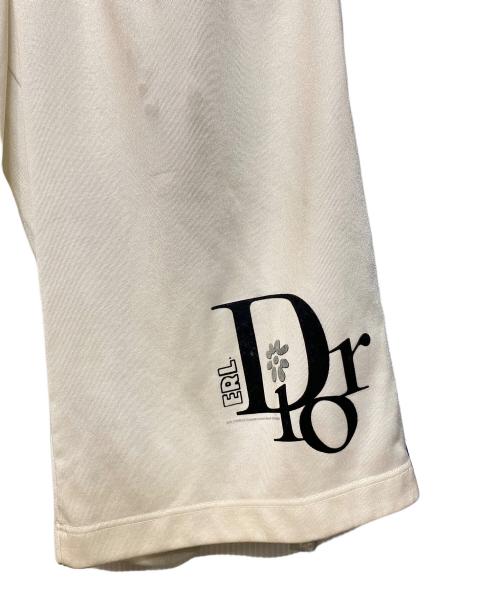 Christian Dior（クリスチャン ディオール）Christian Dior (クリスチャン ディオール) ERL (イーアールエル) 23SS バスケットボールショーツ ホワイト サイズ:Mの古着・服飾アイテム