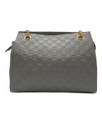 GUCCIグッチ）の古着「チェーントートバッグ」｜グレー