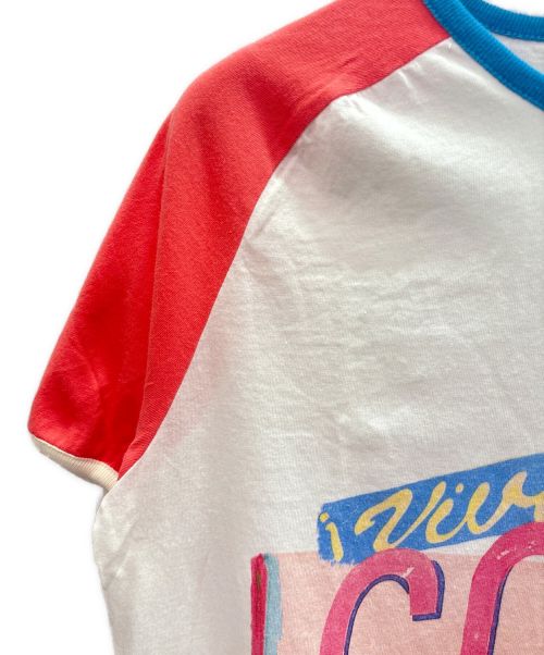 CHANEL（シャネル）CHANEL (シャネル) ココ キューバ Tシャツ ホワイト×ピンク サイズ:Sの古着・服飾アイテム