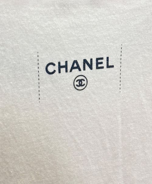 CHANEL（シャネル）CHANEL (シャネル) ココ キューバ Tシャツ ホワイト×ピンク サイズ:Sの古着・服飾アイテム
