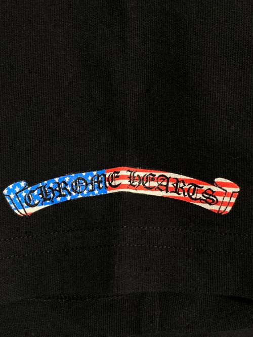 CHROME HEARTS（クロムハーツ）CHROME HEARTS (クロムハーツ) MATTY BOY (マティボーイ) MATTY BOY AMERICA SCROOLL ブラック サイズ:Mの古着・服飾アイテム