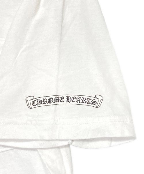 CHROME HEARTS（クロムハーツ）CHROME HEARTS (クロムハーツ) プリントTシャツ ホワイト サイズ:Mの古着・服飾アイテム