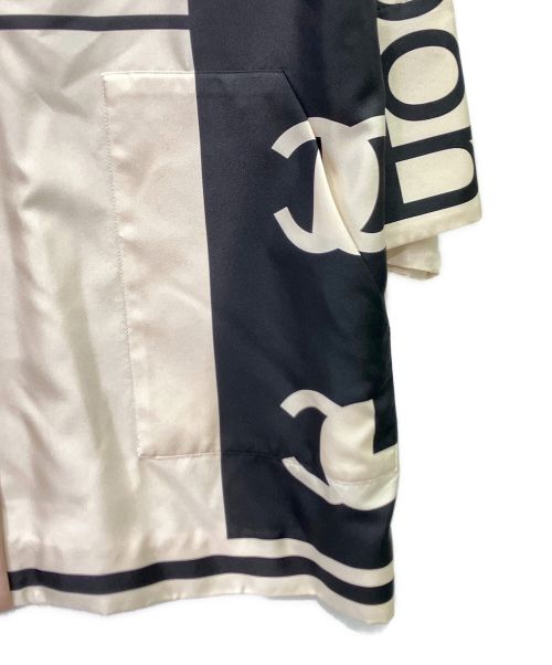 CHANEL（シャネル）CHANEL (シャネル) シルクシャツジャケット ベージュ サイズ:38の古着・服飾アイテム