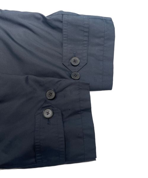 HERMES（エルメス）HERMES (エルメス) ナイロンシングルトレンチコート ネイビー サイズ:48の古着・服飾アイテム