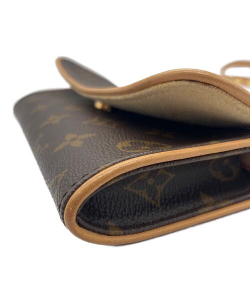 LOUIS VUITTON（ルイ ヴィトン）LOUIS VUITTON (ルイ ヴィトン) ポシェットツインPM ブラウンの古着・服飾アイテム