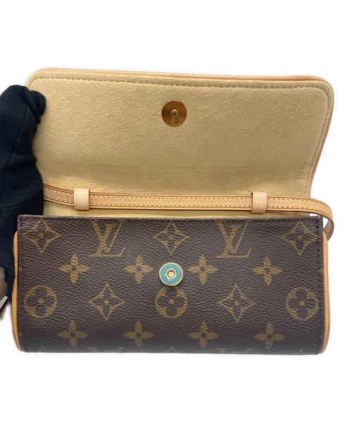 LOUIS VUITTON（ルイ ヴィトン）LOUIS VUITTON (ルイ ヴィトン) ポシェットツインPM ブラウンの古着・服飾アイテム