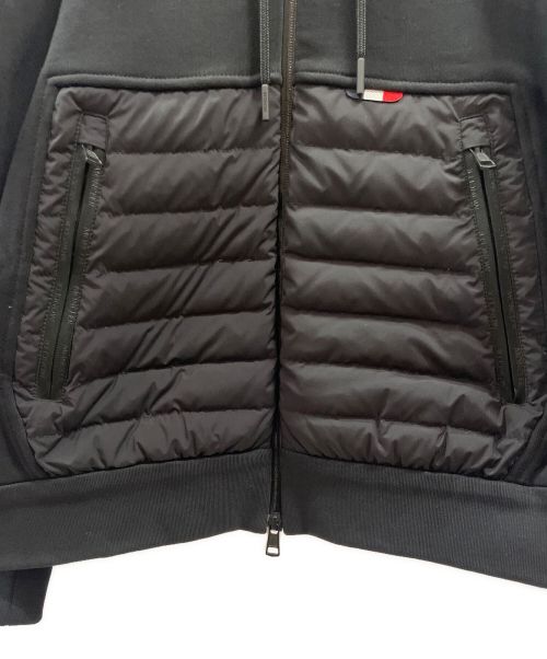 MONCLER（モンクレール）MONCLER (モンクレール) ナイロン切替ダウンパーカー ブラック サイズ:Lの古着・服飾アイテム