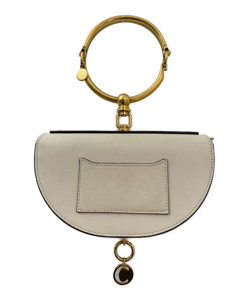 Chloe（クロエ）Chloe (クロエ) ナイルスモールミノディエールショルダーバッグ アイボリーの古着・服飾アイテム