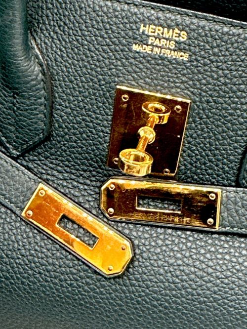 HERMES（エルメス）HERMES (エルメス) バーキン 35/ゴールド金具/トゴ/グリーン/C刻印 グリーン×ゴールド金具 サイズ:35の古着・服飾アイテム
